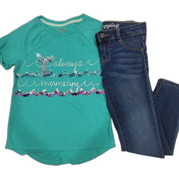 Little Girls outfit  set size M - Picture 1 of 11